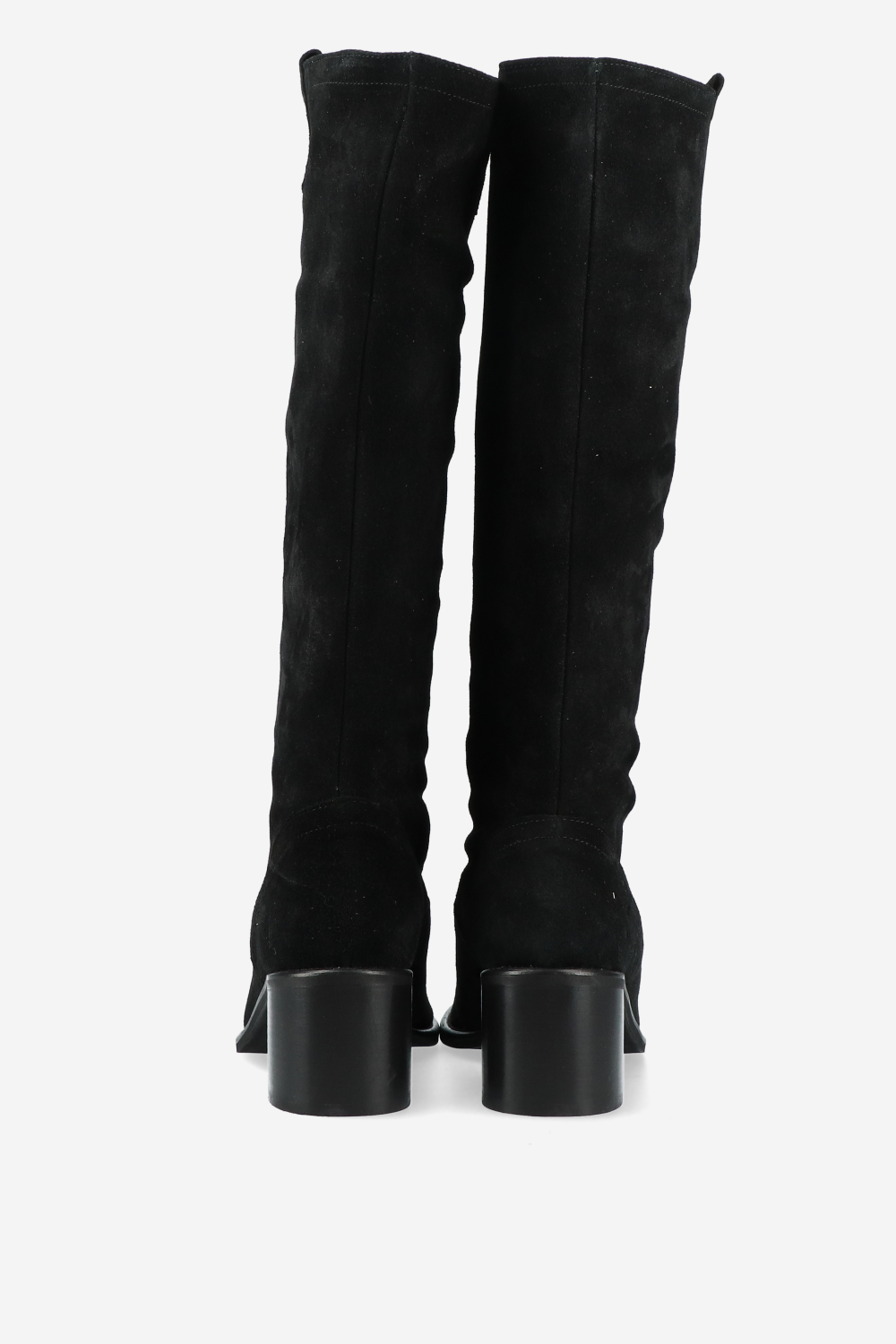 Slouchy suede high boots