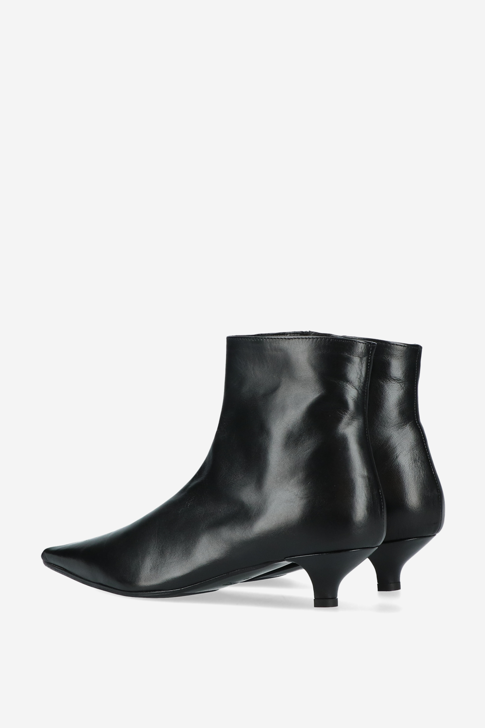 Leather ankle boots