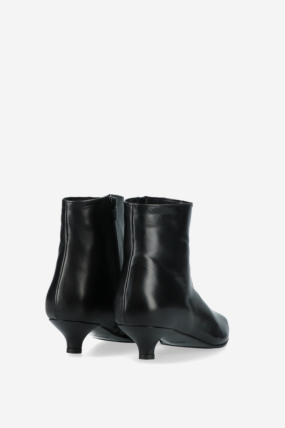 Leather ankle boots