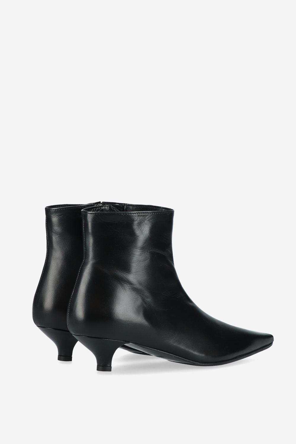 Leather ankle boots