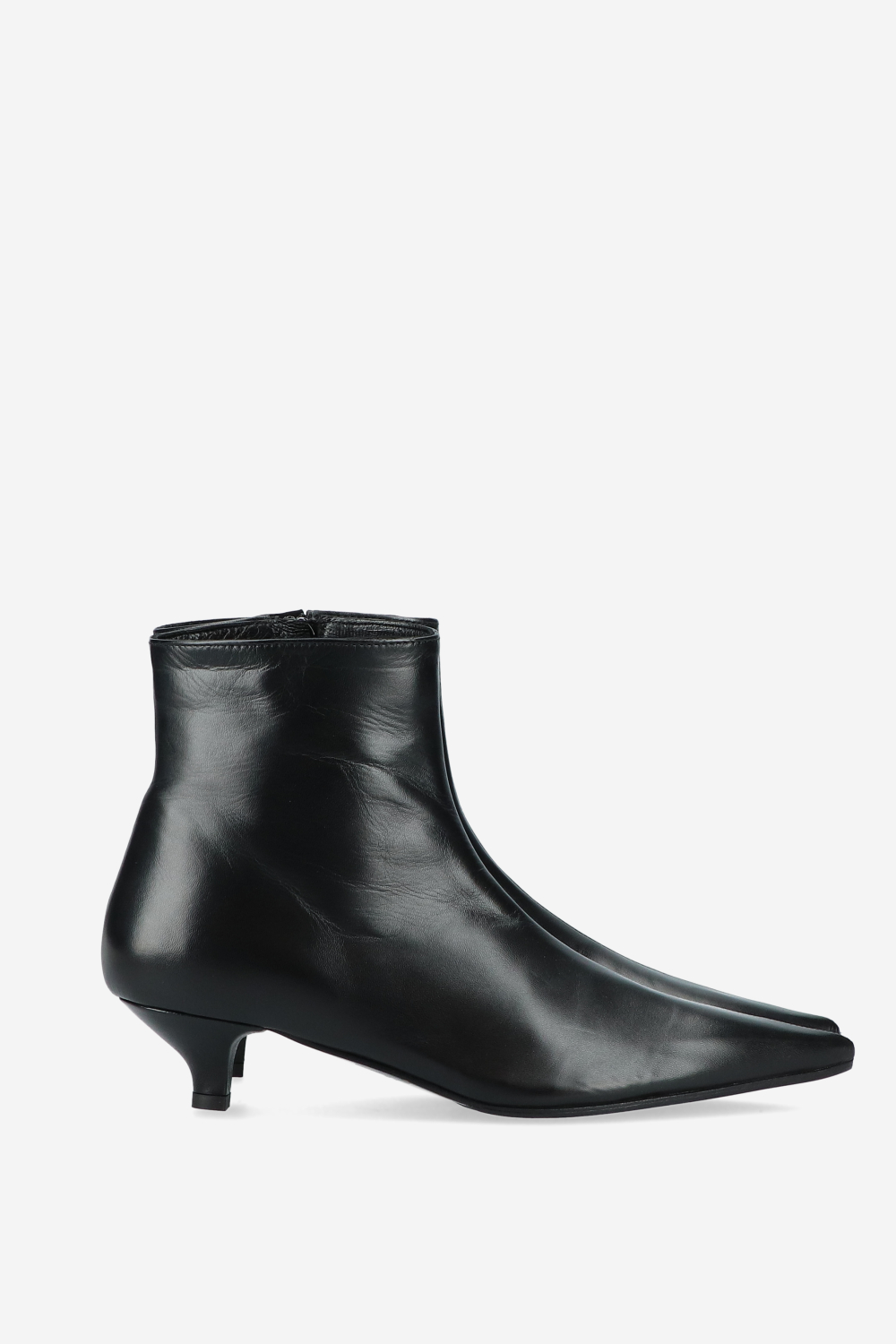 Leather ankle boots