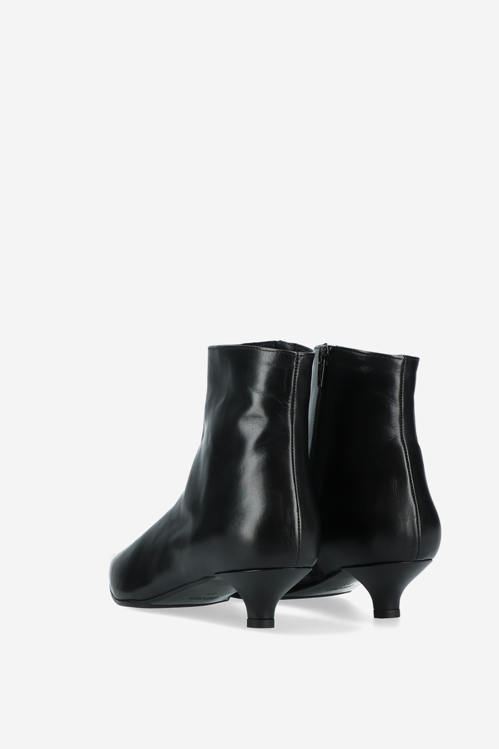 Leather ankle boots