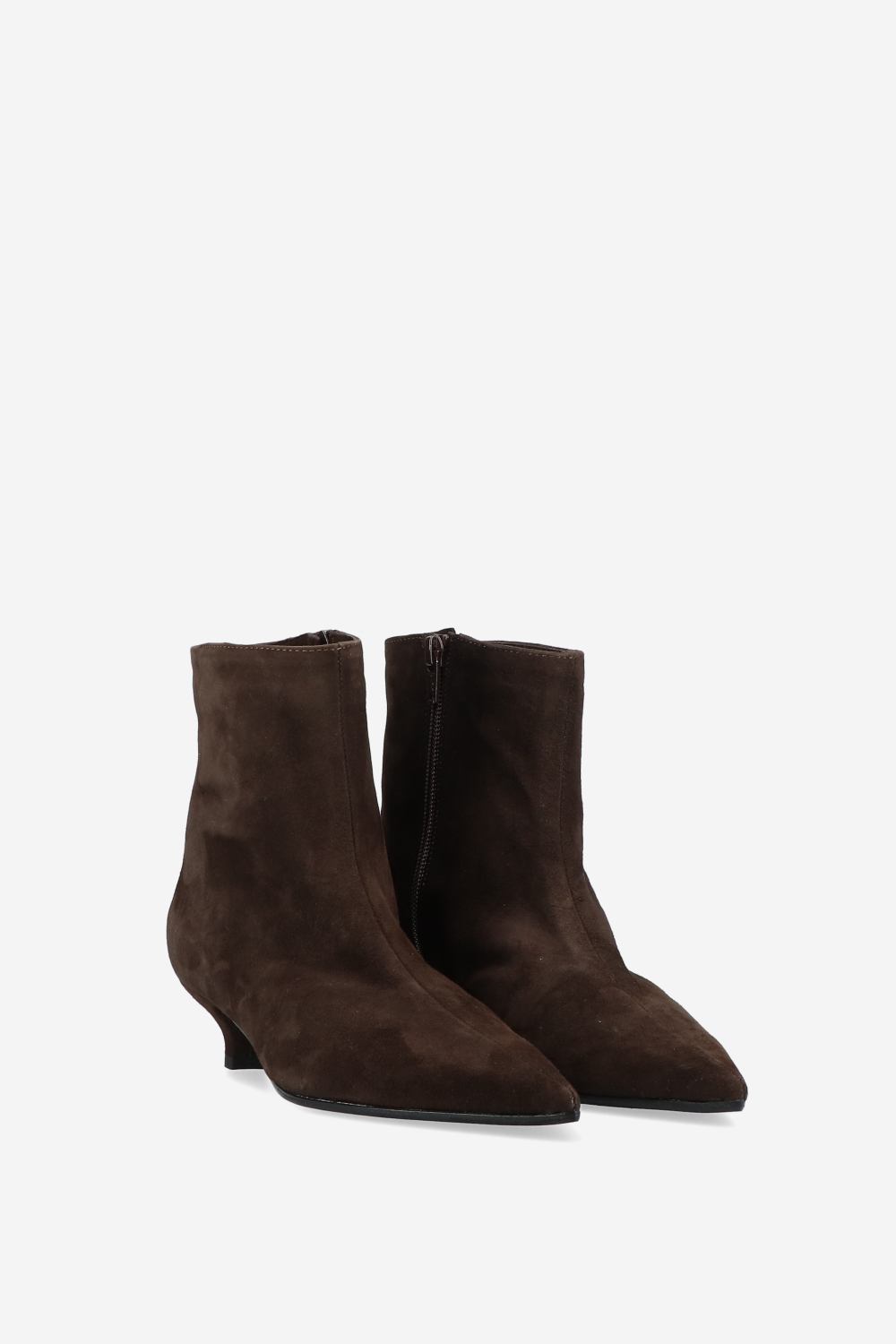 Suede ankle boots