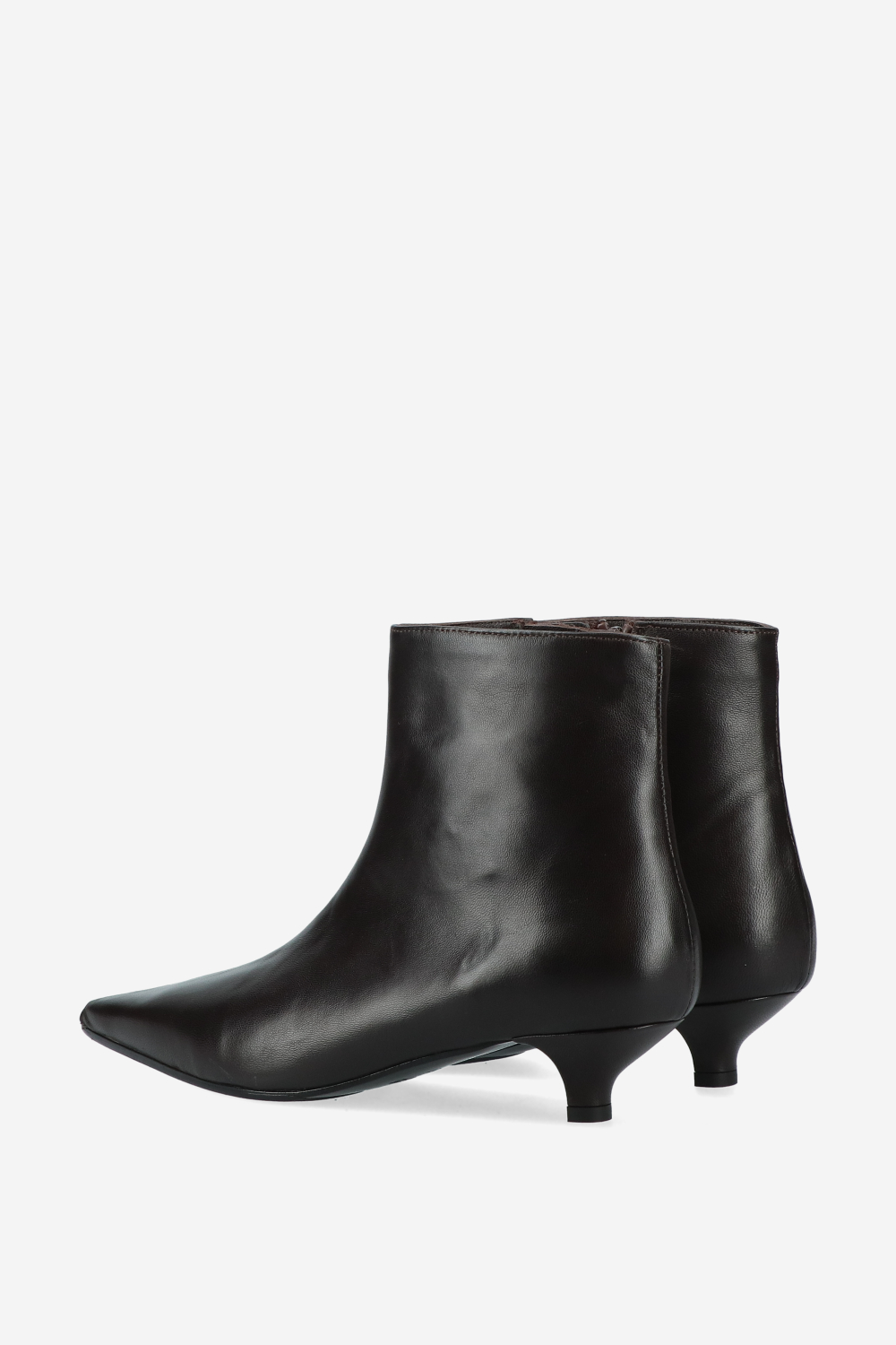 Leather ankle boots