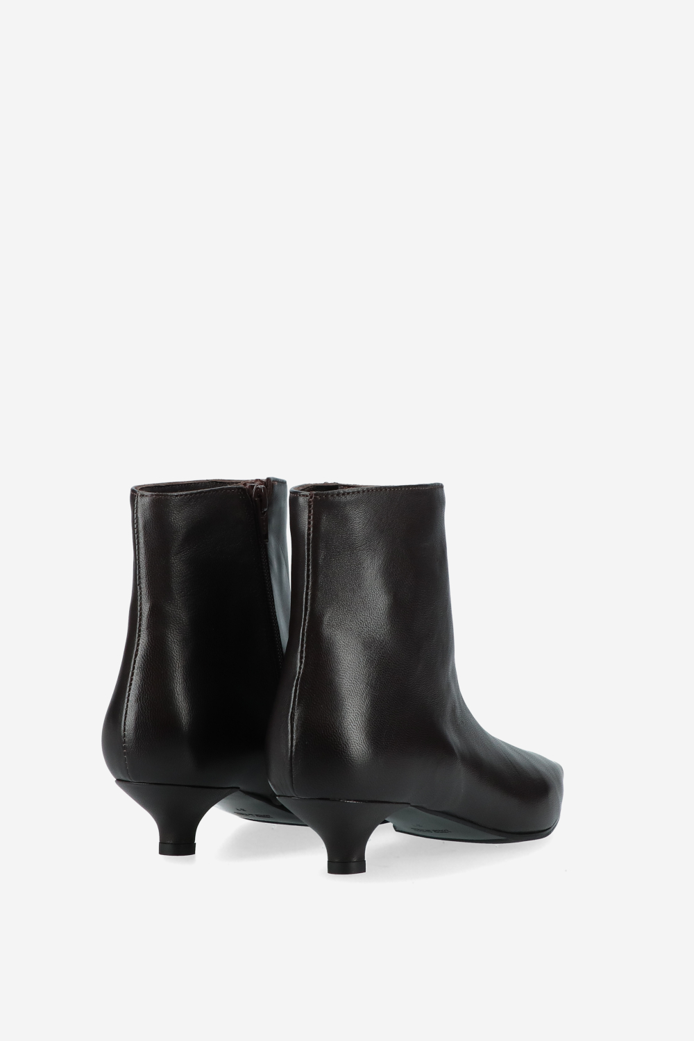 Leather ankle boots