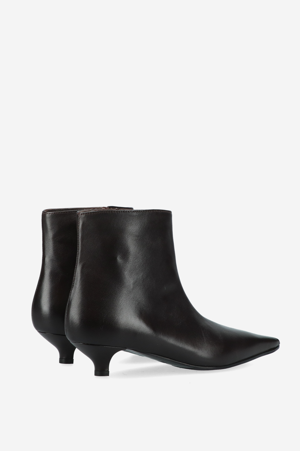 Leather ankle boots