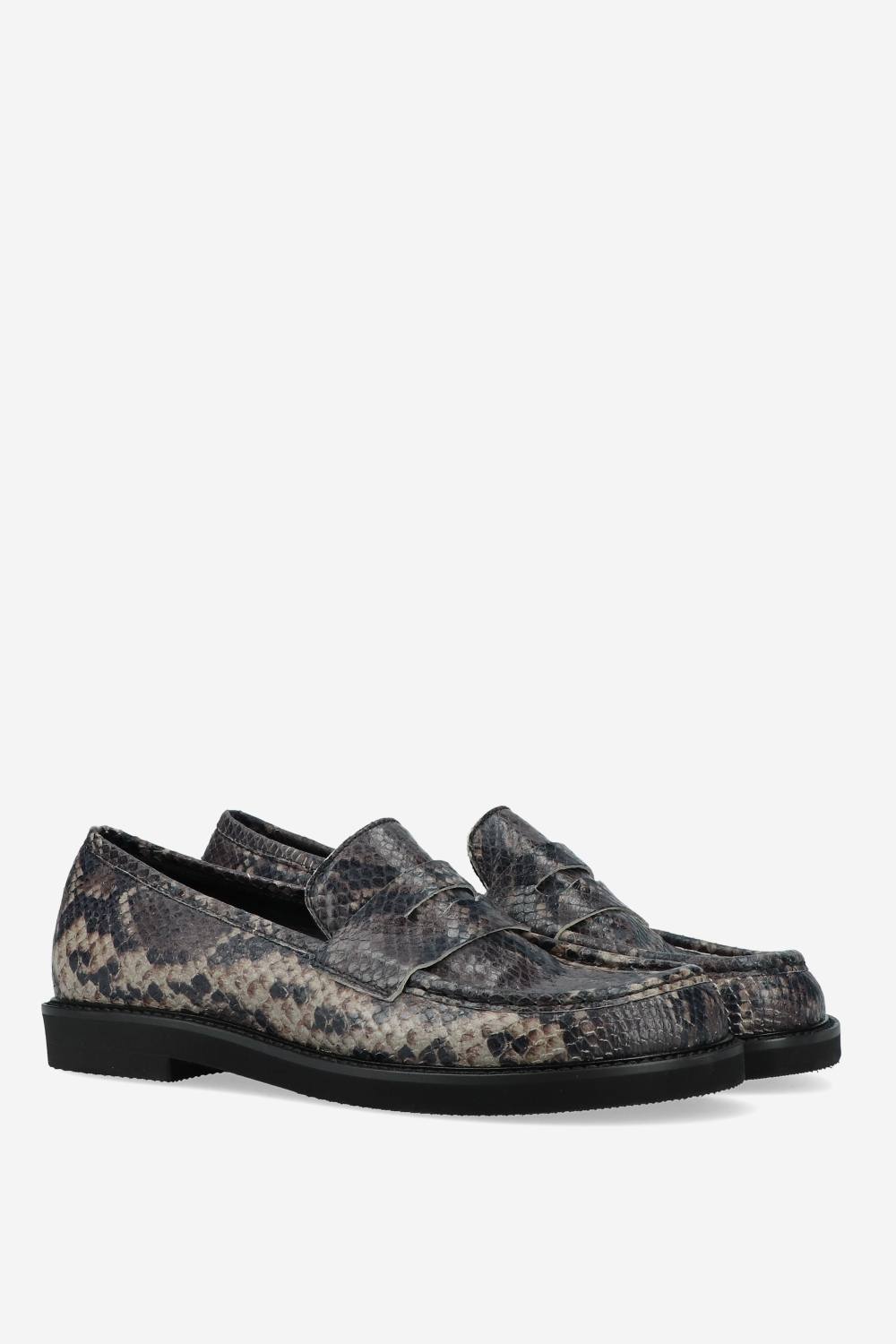 Laura Ricci - Pitone leather loafers