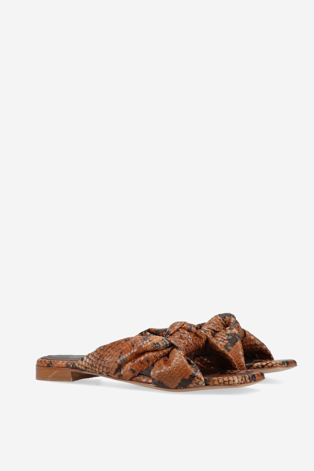 Laura Ricci - Knotted python sandals