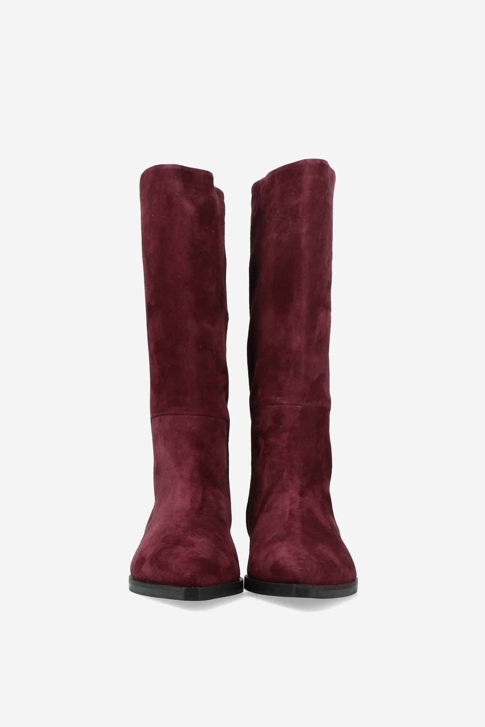 Slouchy suede boots