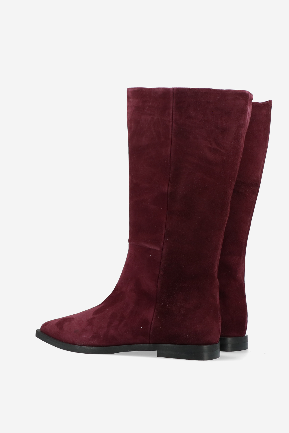 Slouchy suede boots