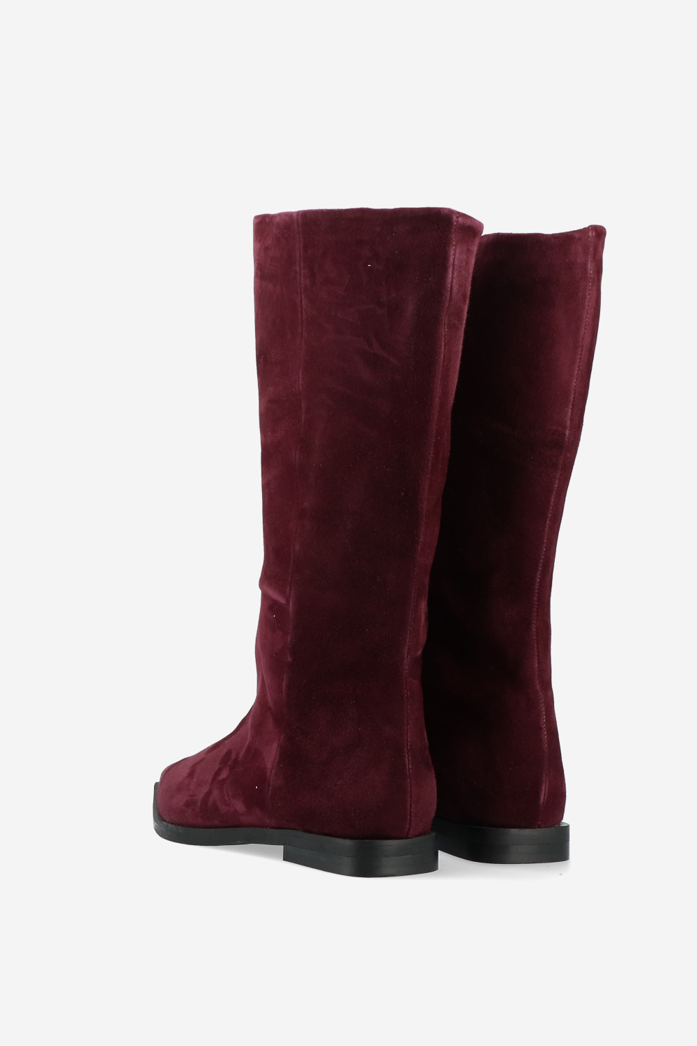 Slouchy suede boots