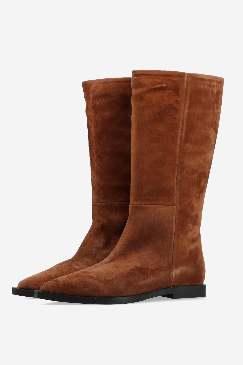 Slouchy suede boots