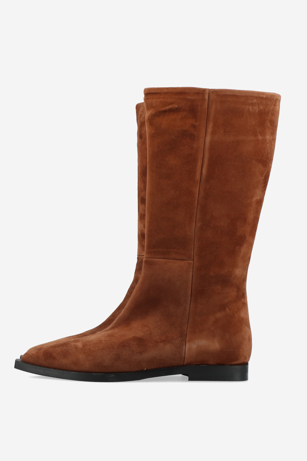 Slouchy suede boots