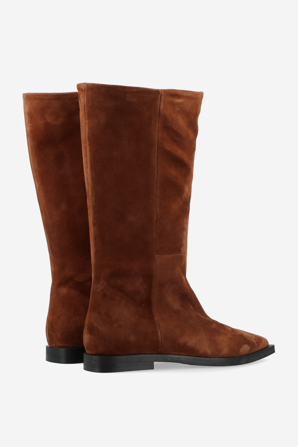 Slouchy suede boots