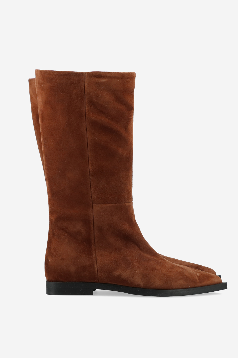 Slouchy suede boots