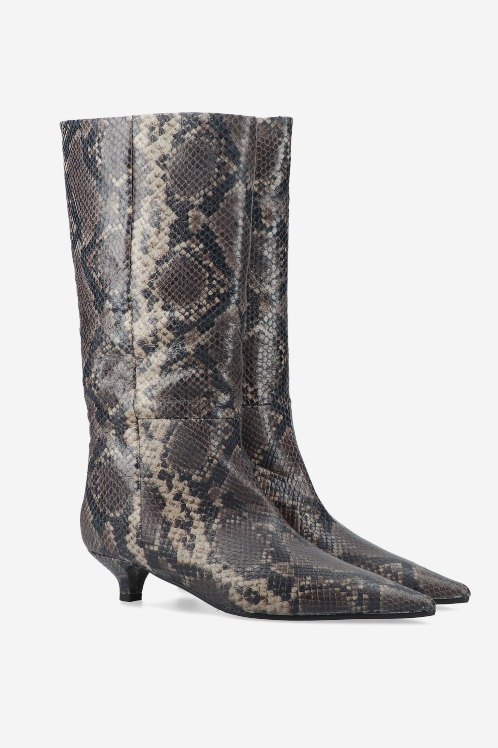 Laura Ricci - Slouchy pitone leather boots