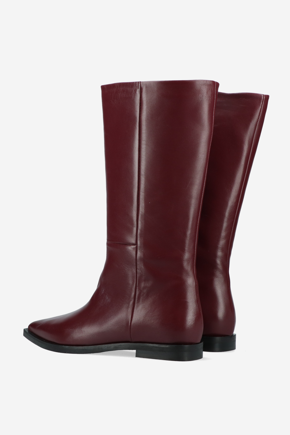 Slouchy leather boots