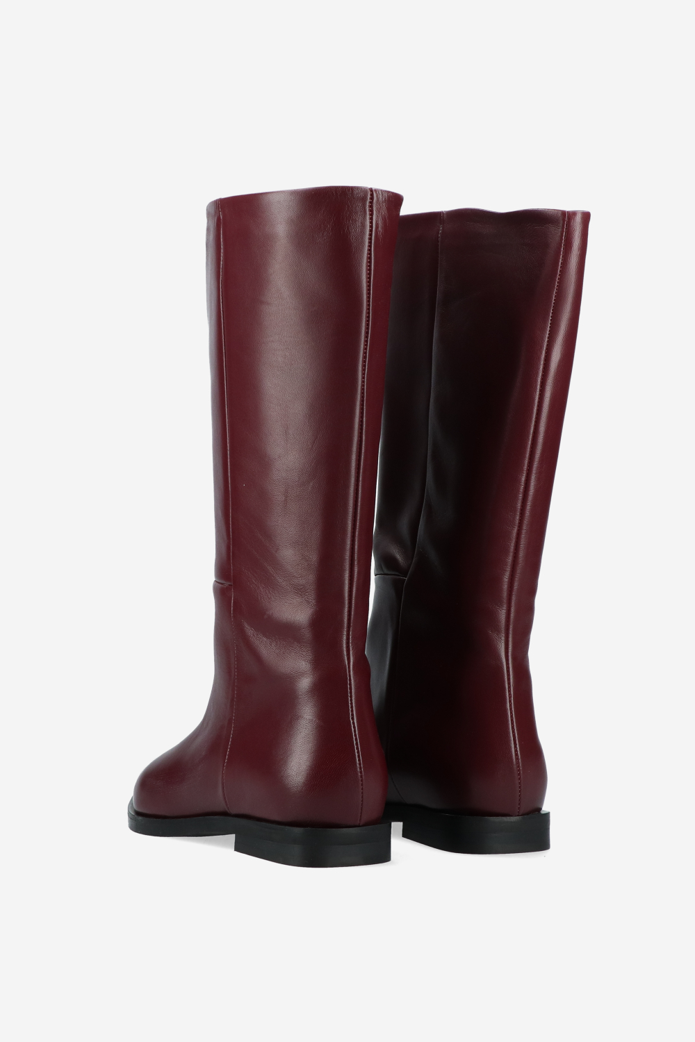 Slouchy leather boots