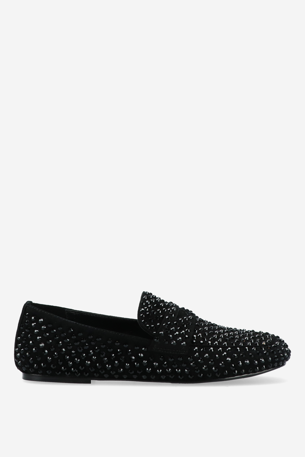 Strategia - Embellished suede loafers