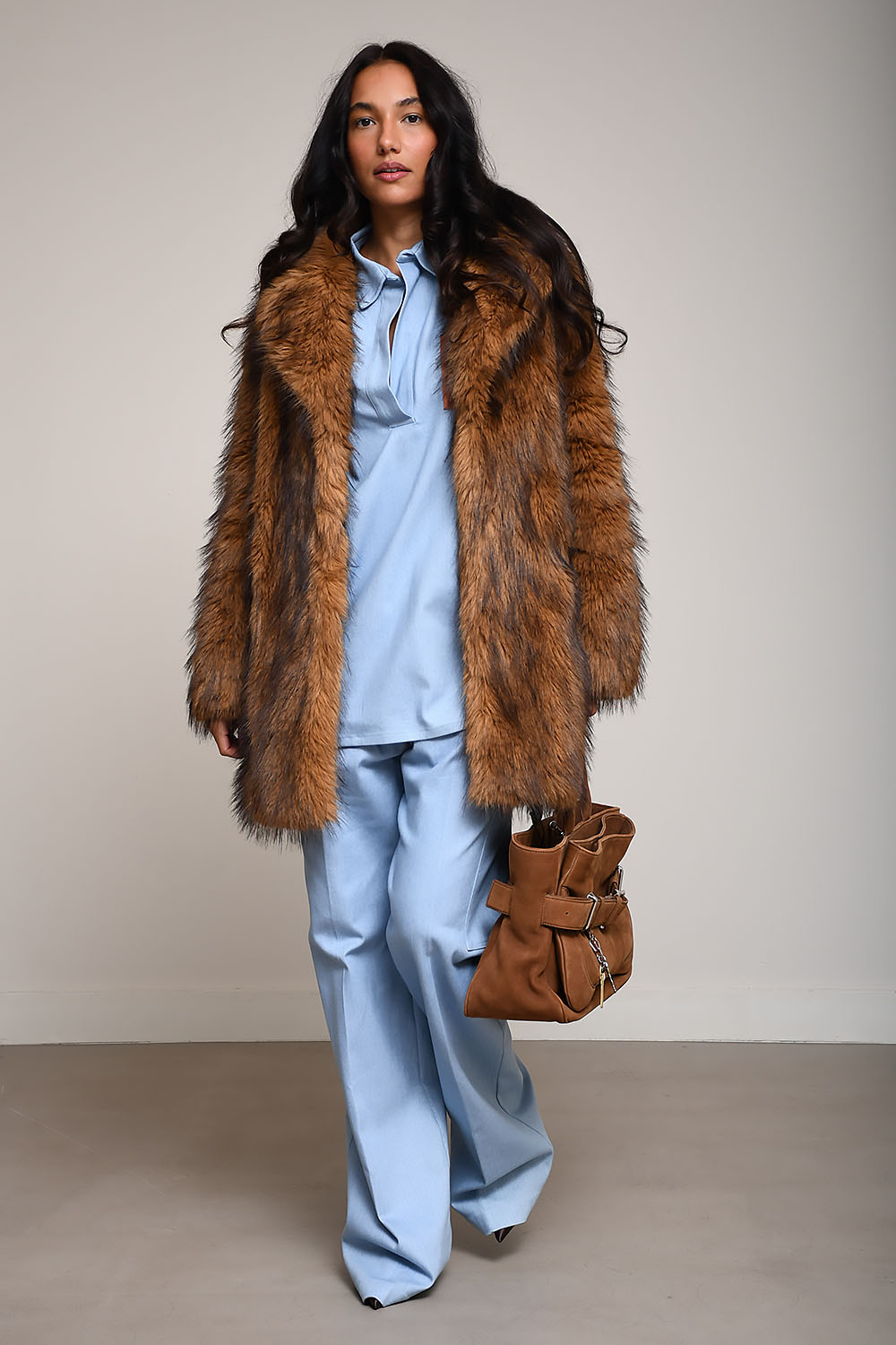 Stand Studio - Janice faux fur jacket