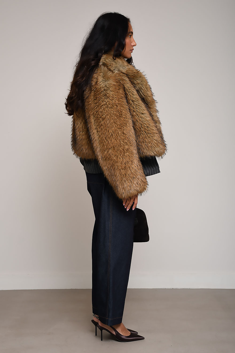 Stand Studio - Samara faux fur jacket