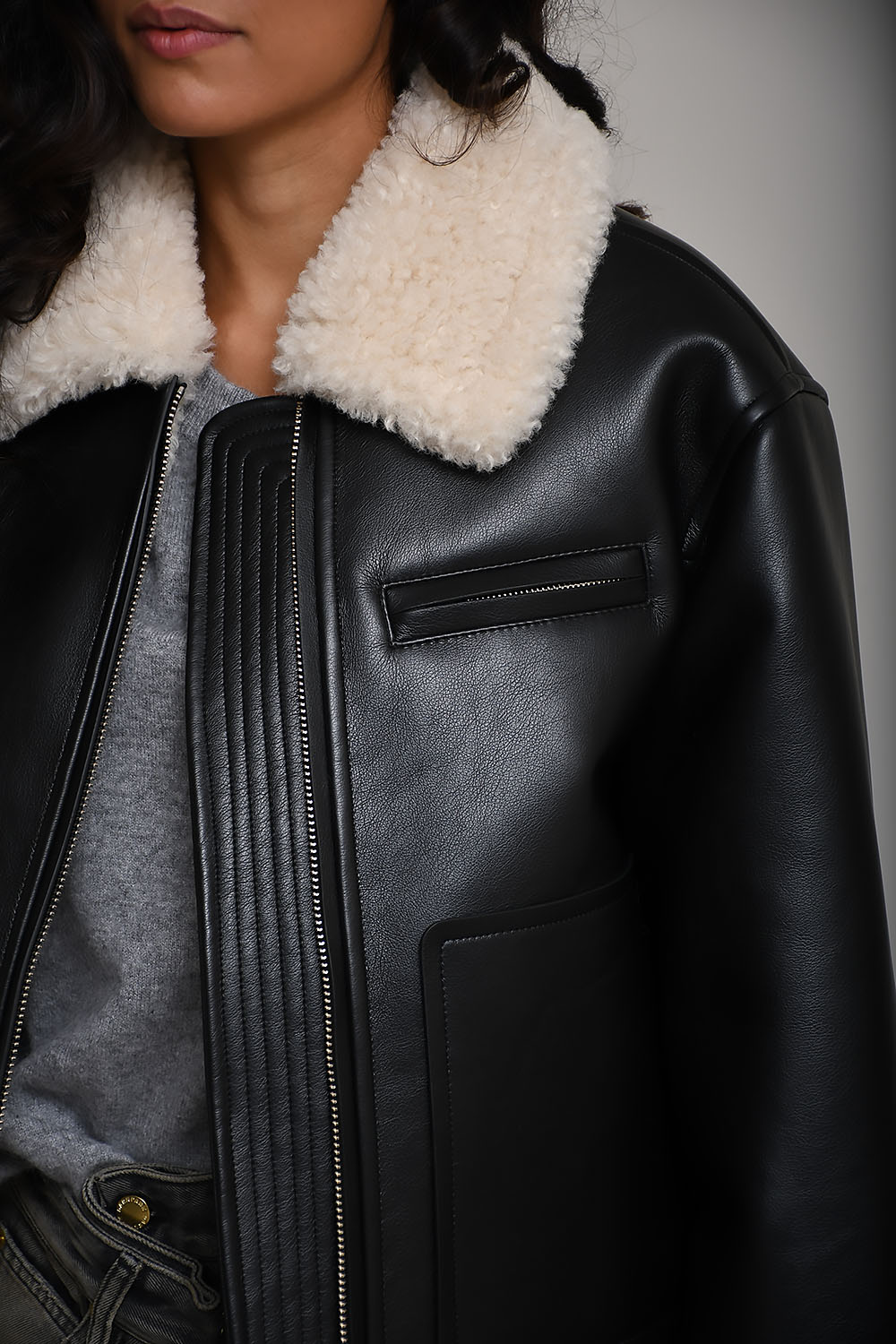 Kaz faux shearling jacket
