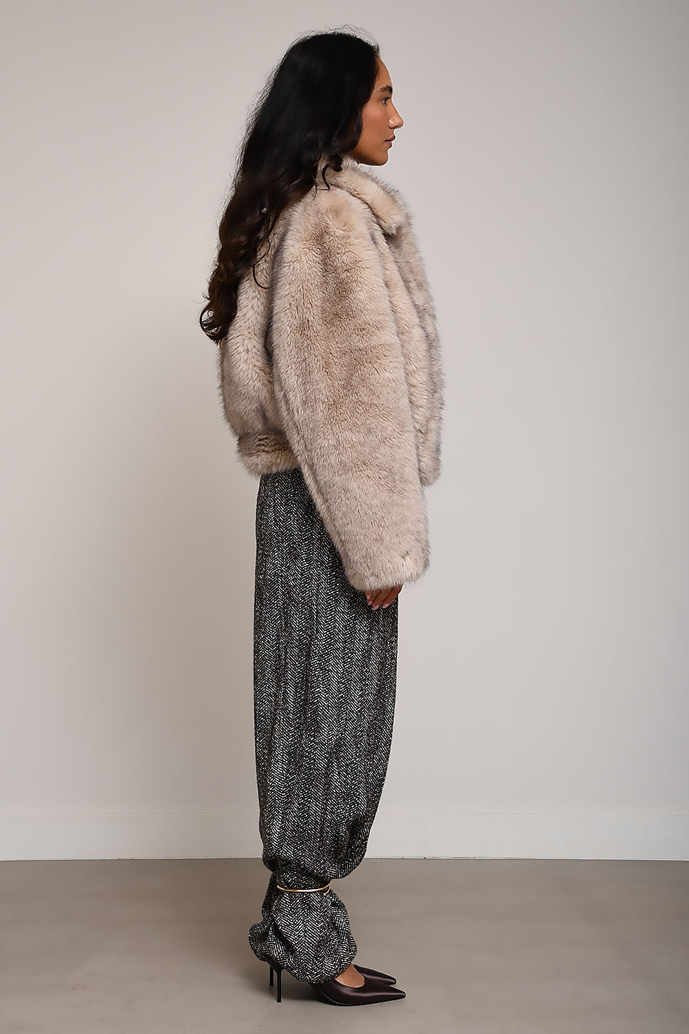 Stand Studio - Lena faux fur jacket