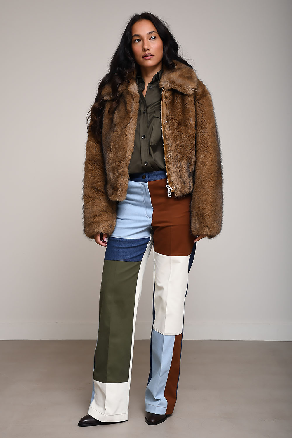 Stand Studio - Lena faux fur jacket