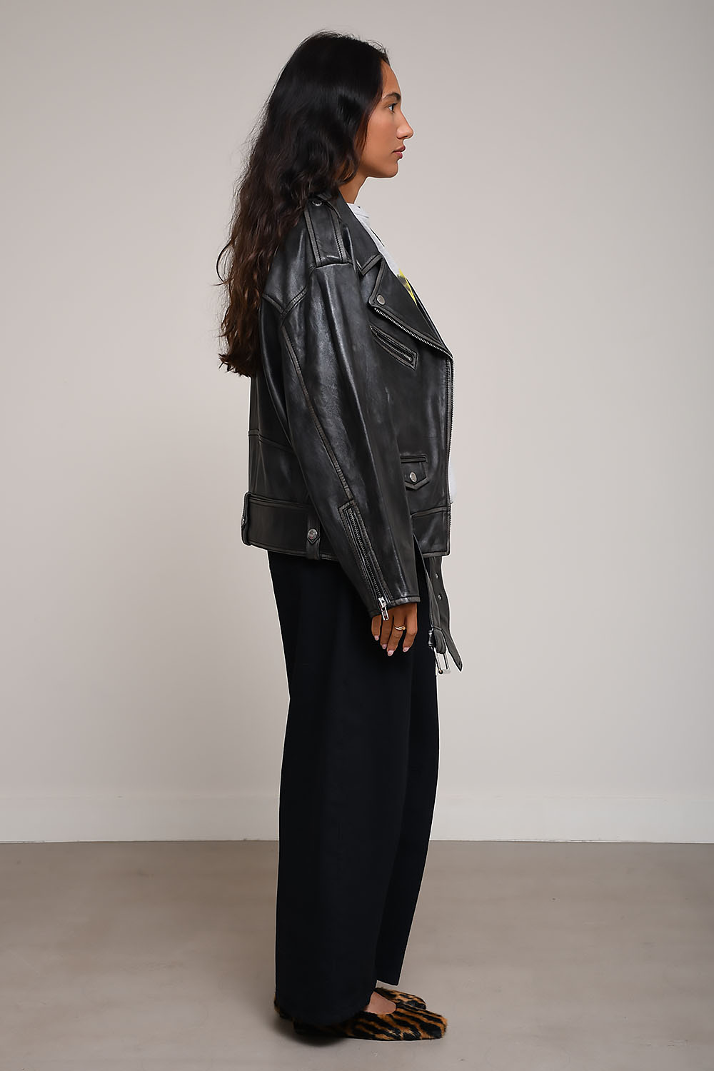 Stand Studio - Isobelle leather biker jacket