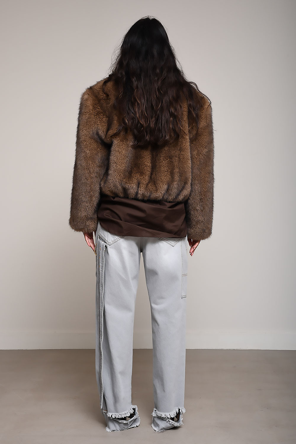 Karly fur cropped jacket