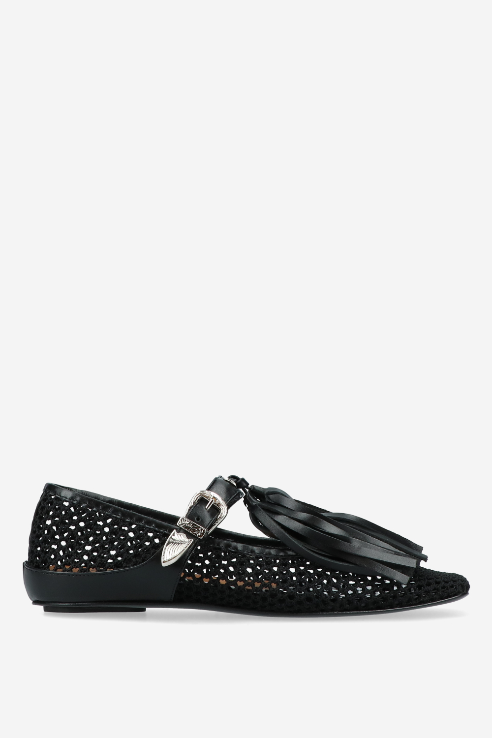 Toga Pulla - Perforated leather strap ballerinas