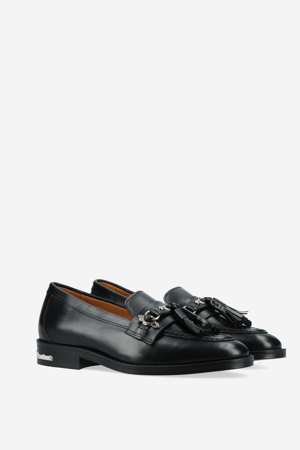 Polished leather loafers