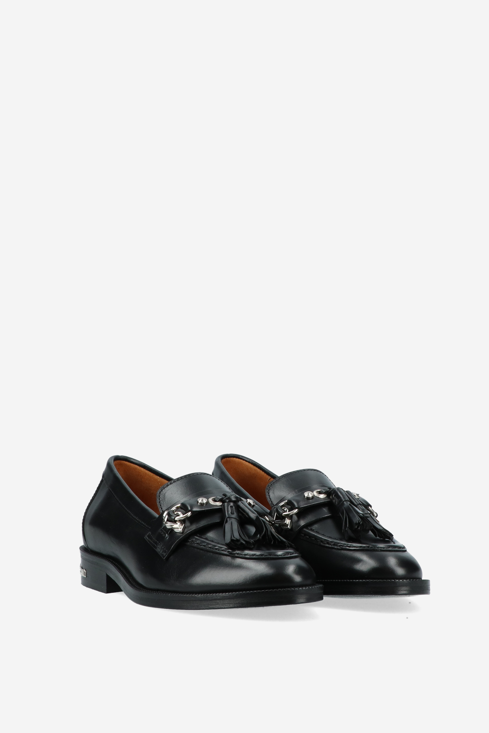 Polished leather loafers