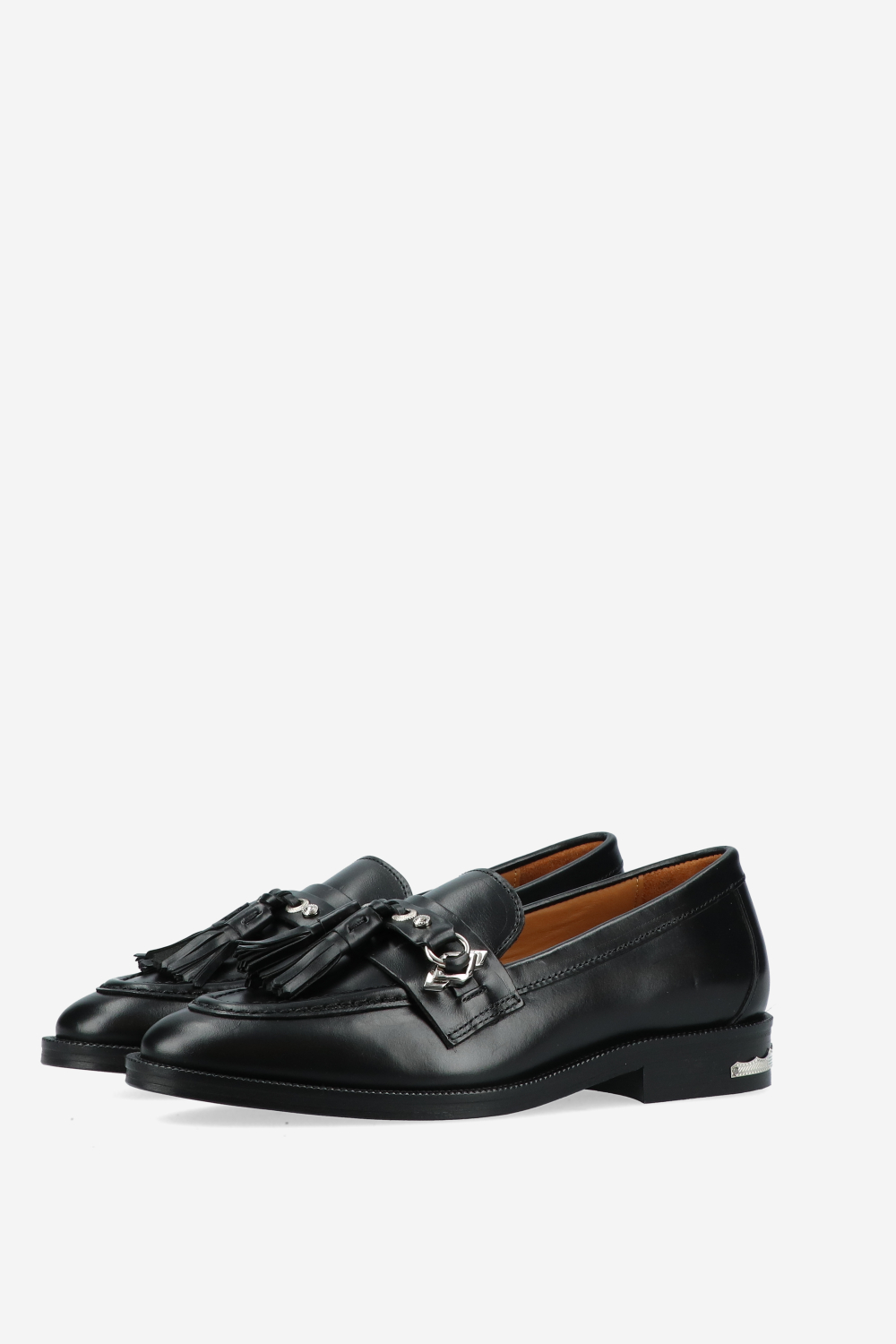 Polished leather loafers