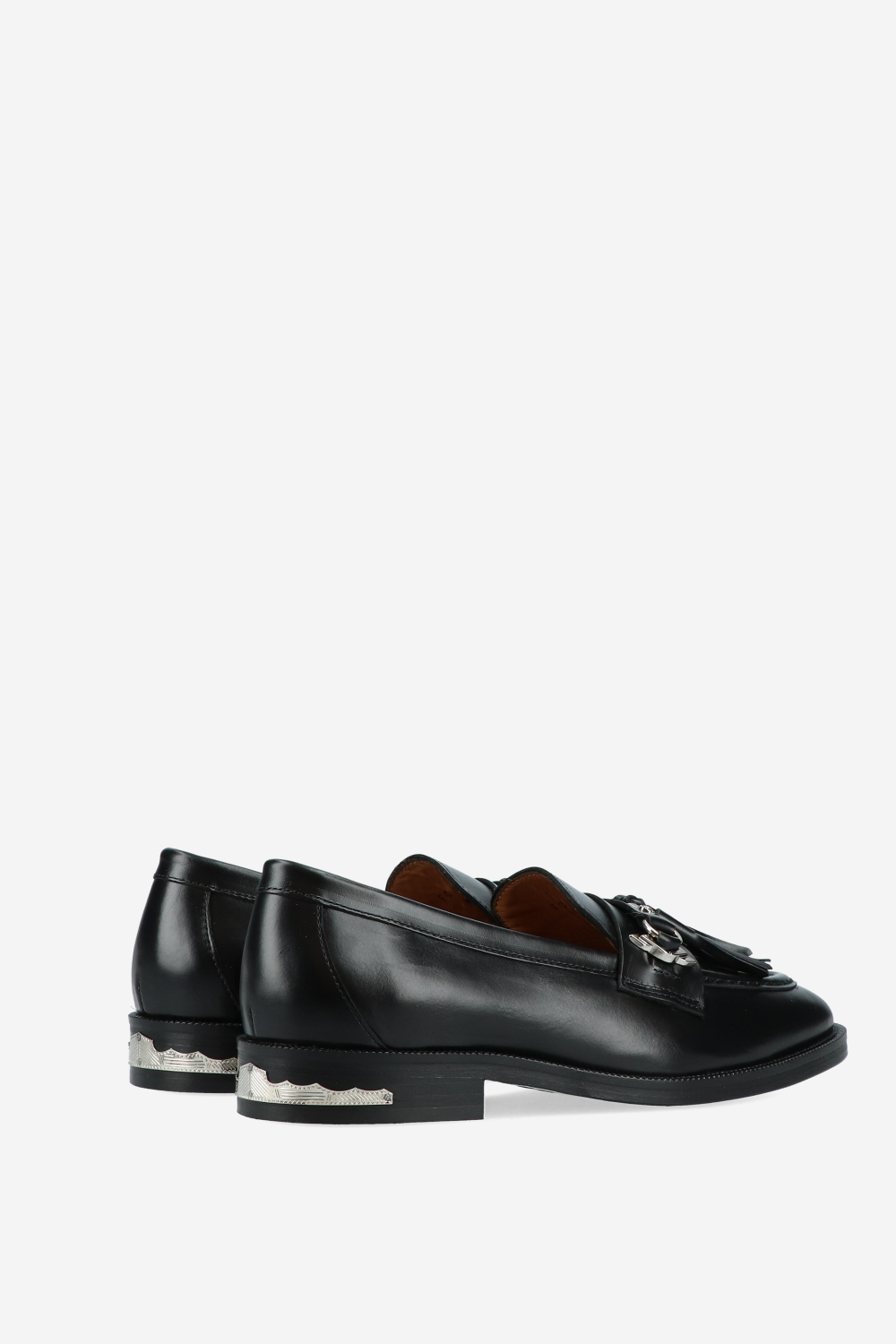 Polished leather loafers