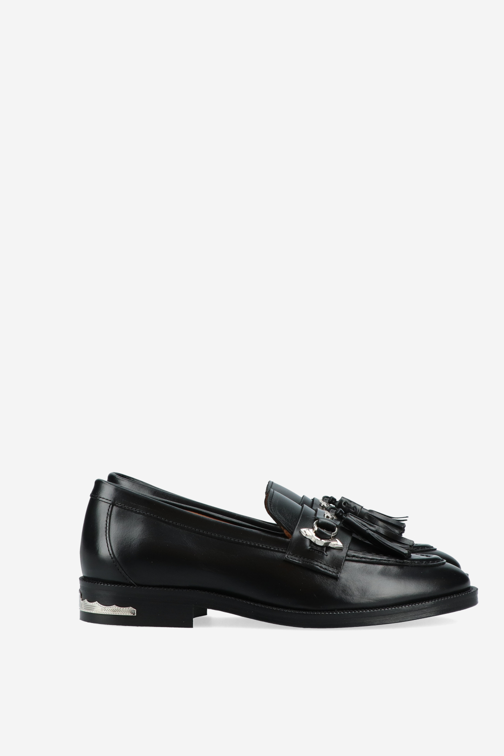 Polished leather loafers
