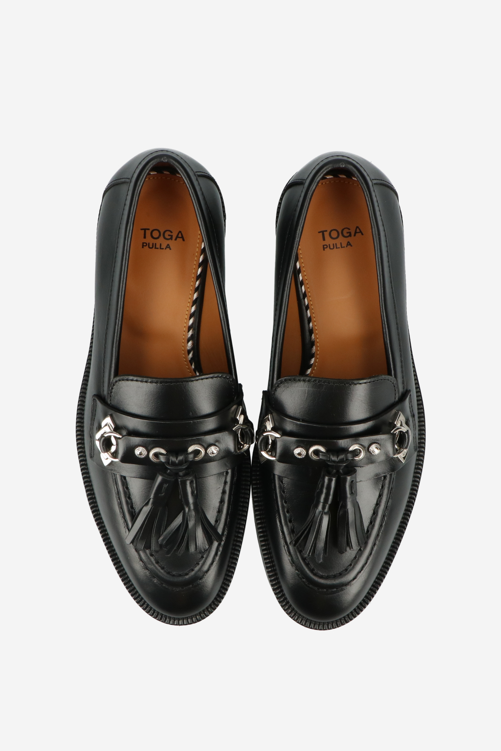 Polished leather loafers