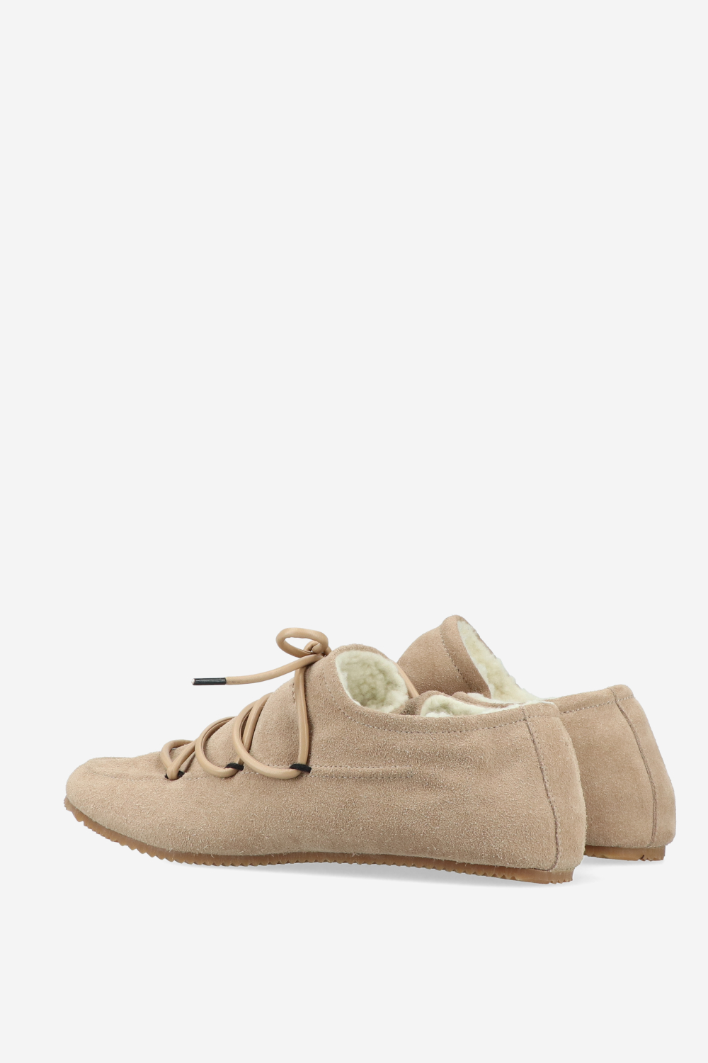 Wallet suede loafers