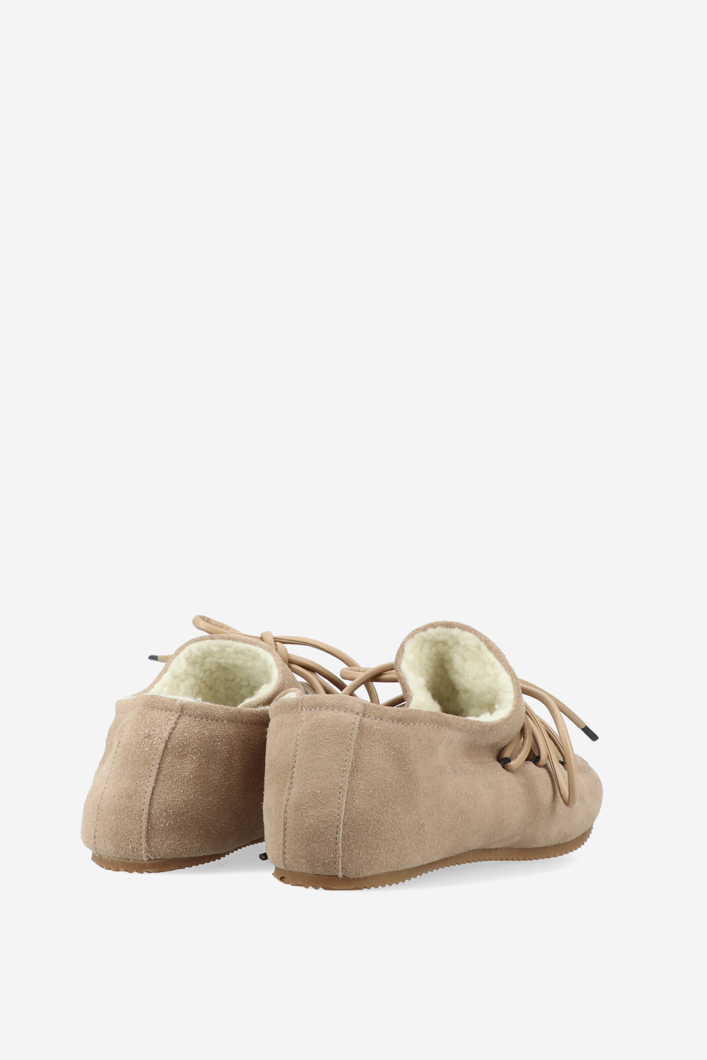 Wallet suede loafers