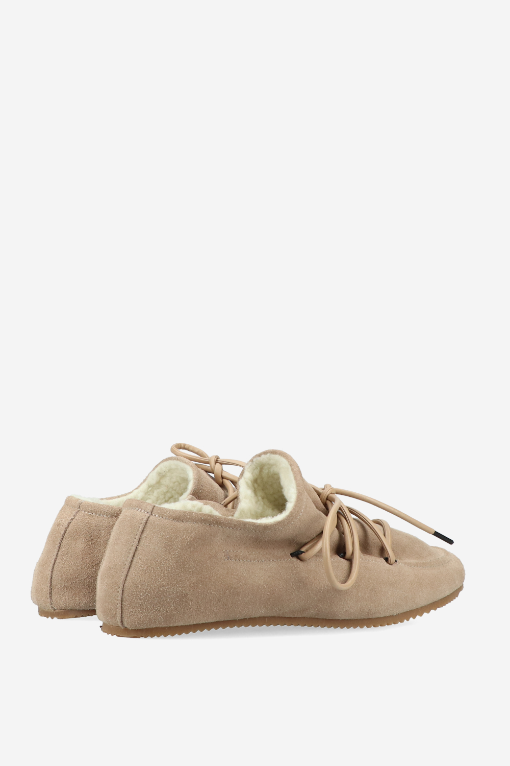 Wallet suede loafers