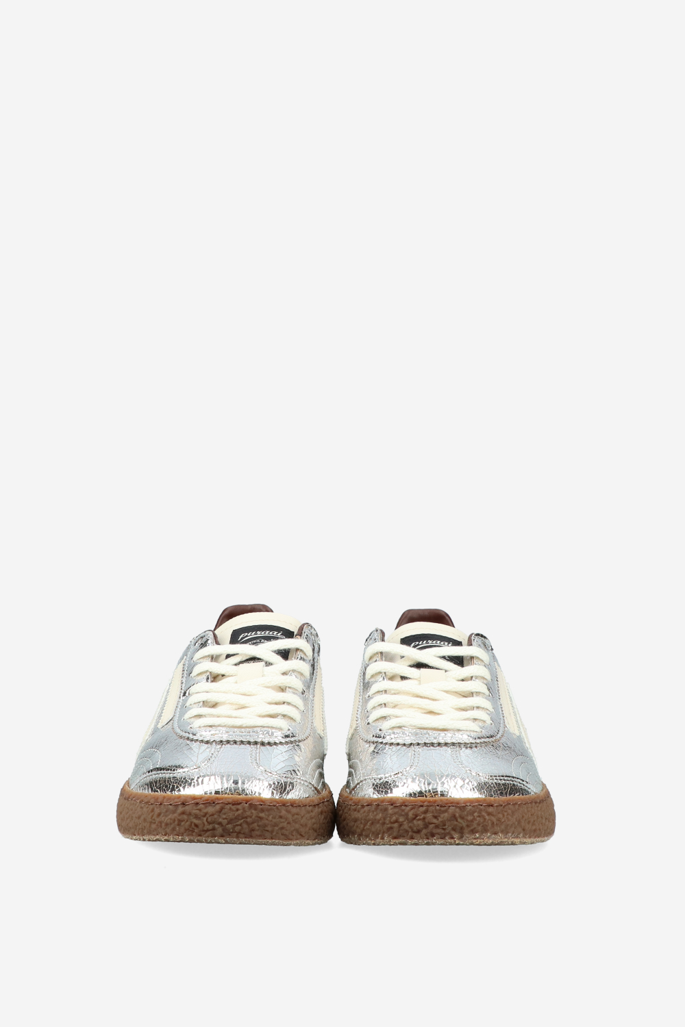 6.01 XS vegan leather cracked sneakers