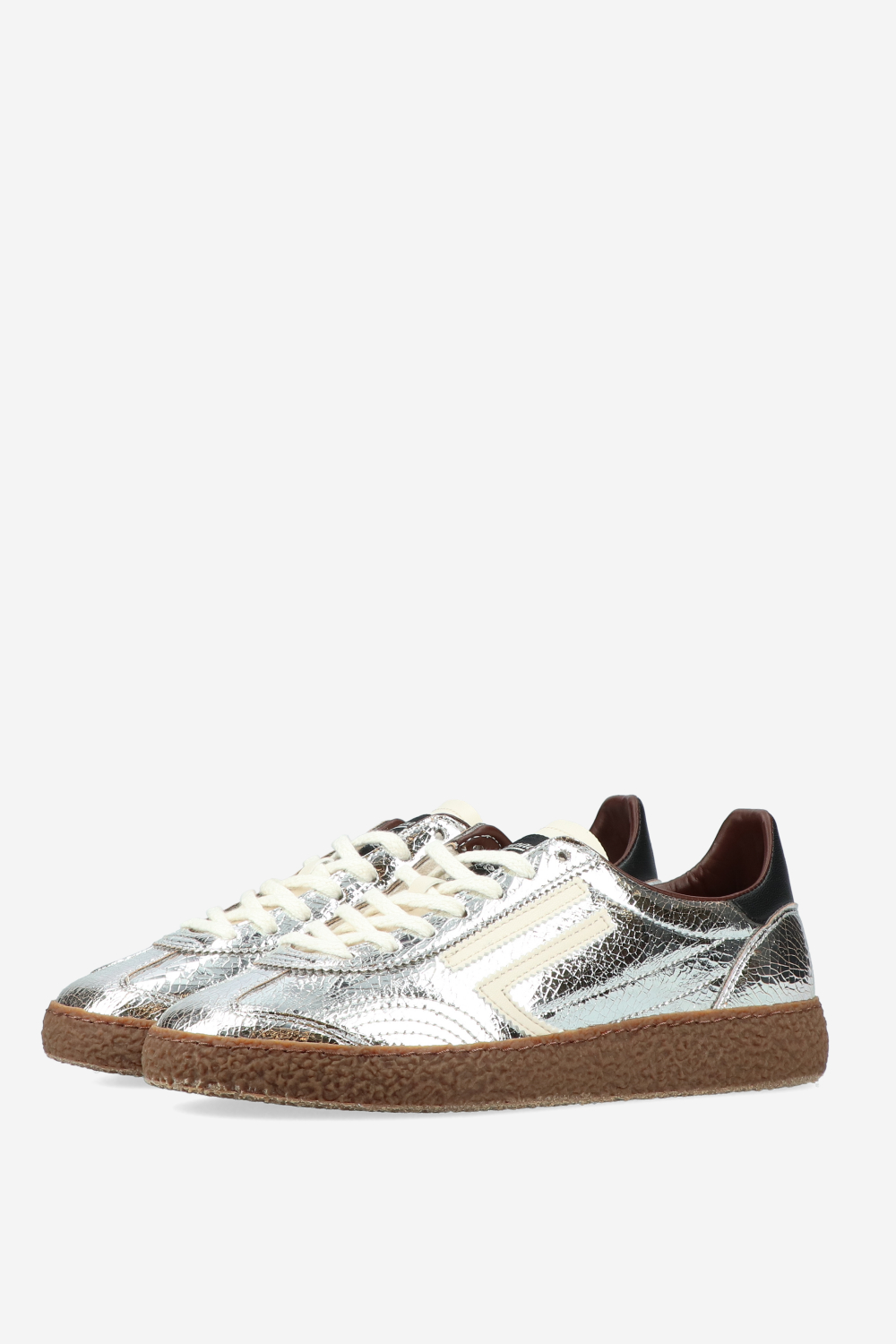 6.01 XS vegan leather cracked sneakers