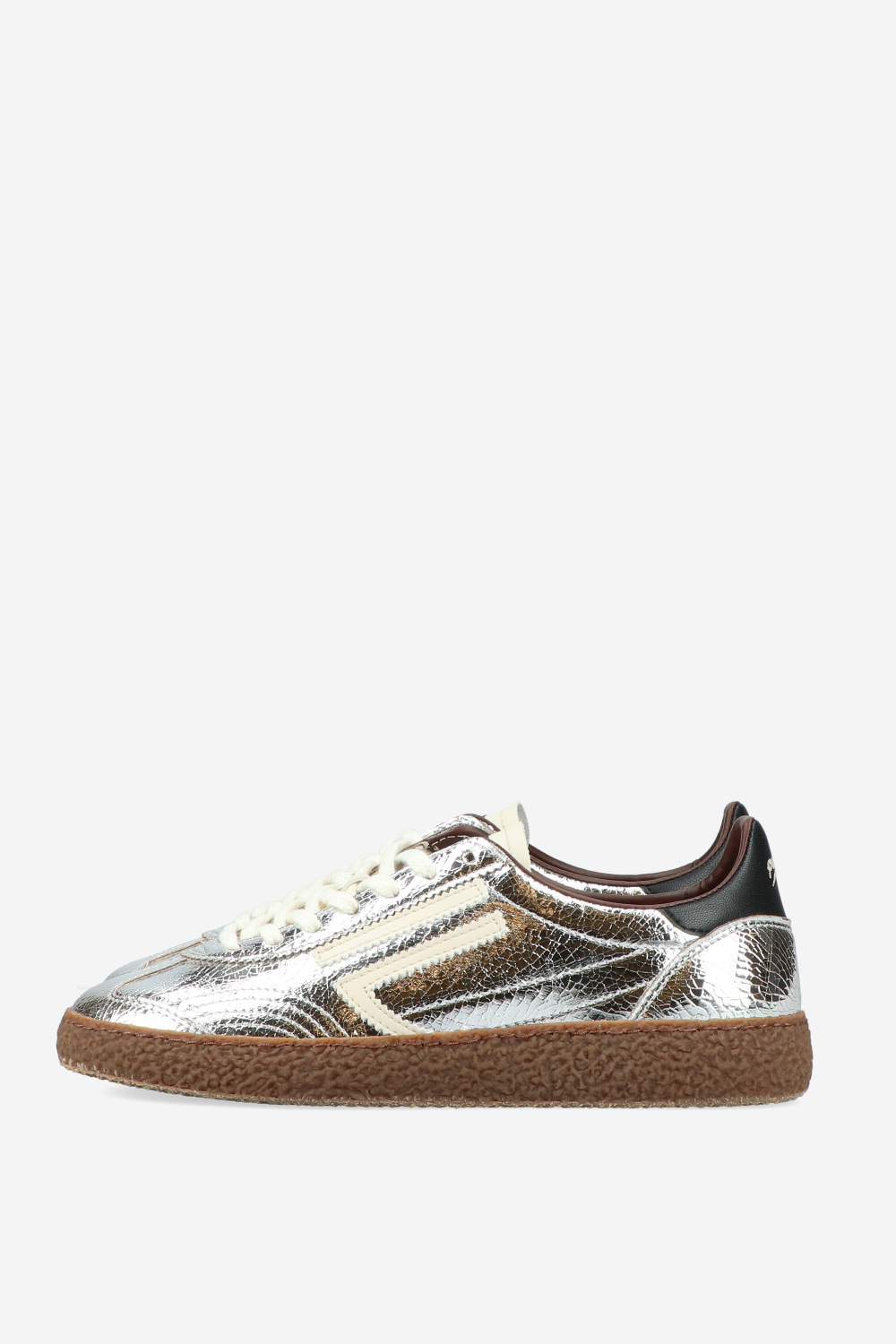 6.01 XS vegan leather cracked sneakers