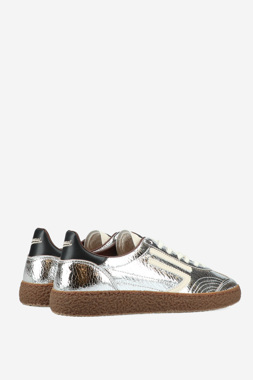 6.01 XS vegan leather cracked sneakers