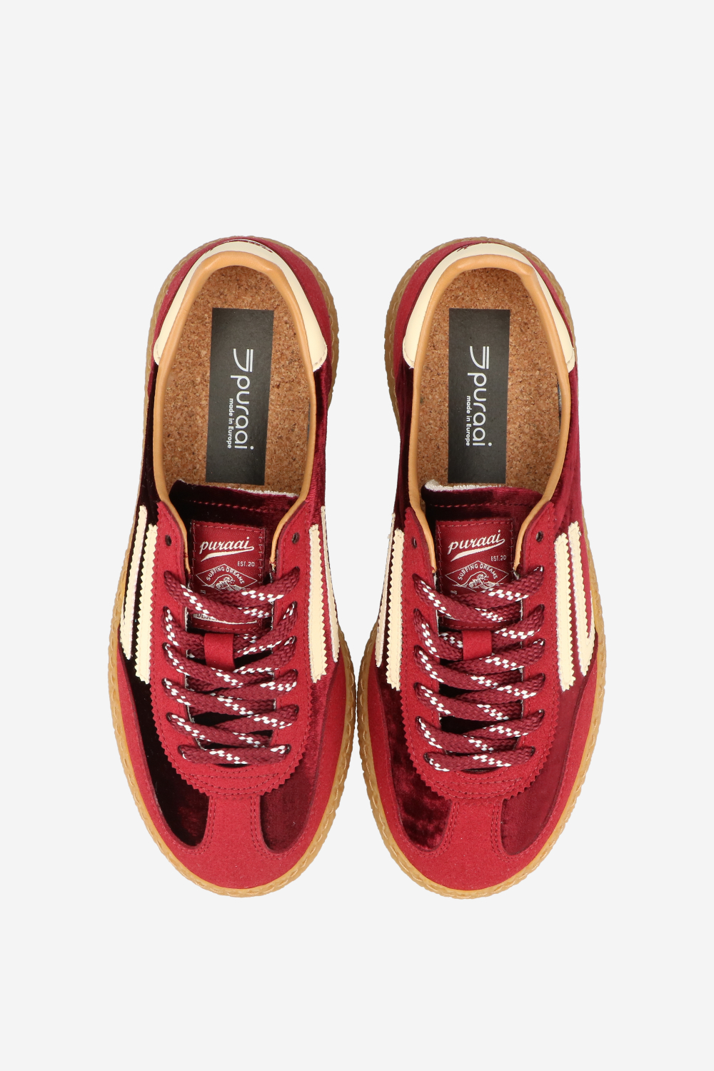 6.01 XS unlined mesh velvet sneakers