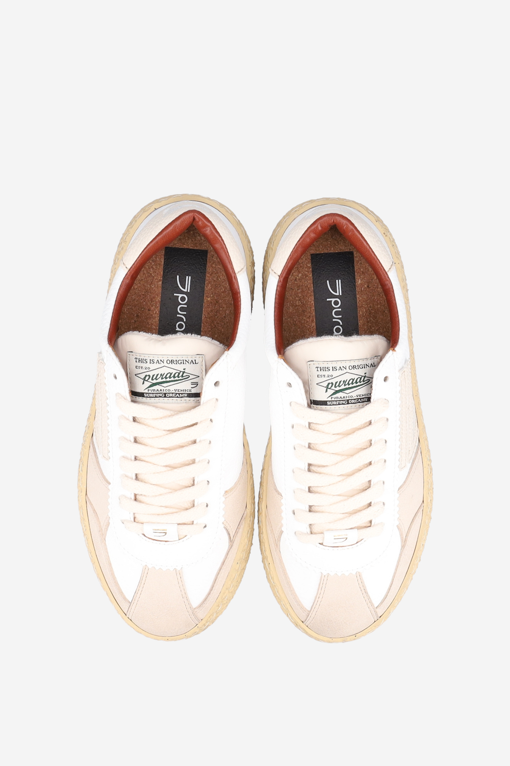 1.01 vintage vegan leather sneakers