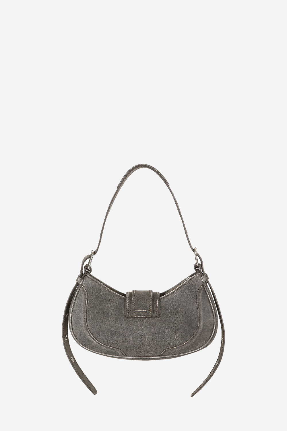Hobo brocle leather shoulder bag