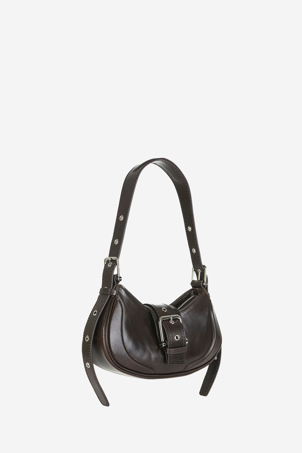 OSOI - Hobo brocle leather shoulder bag