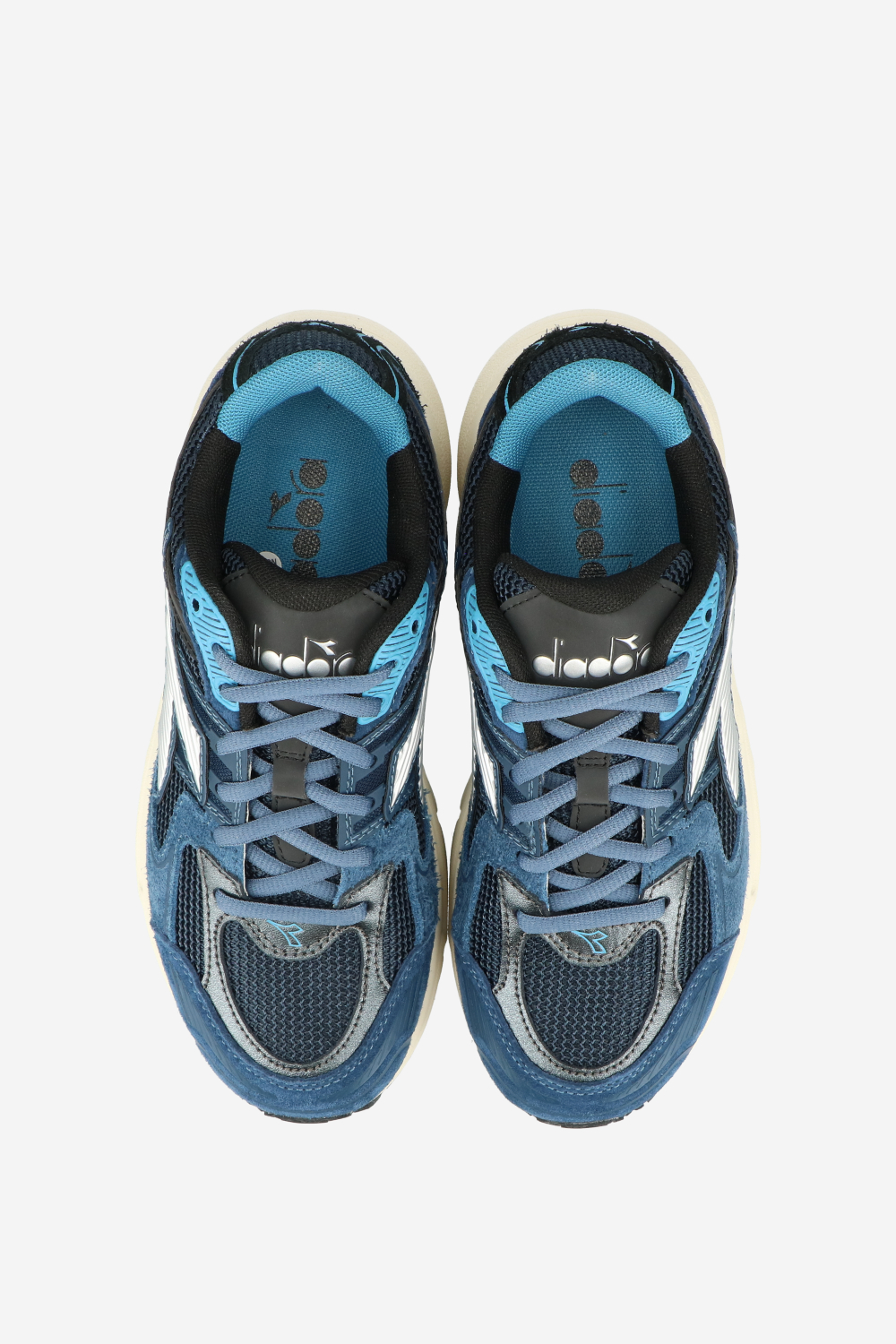 Mythos star suede/mesh sneakers