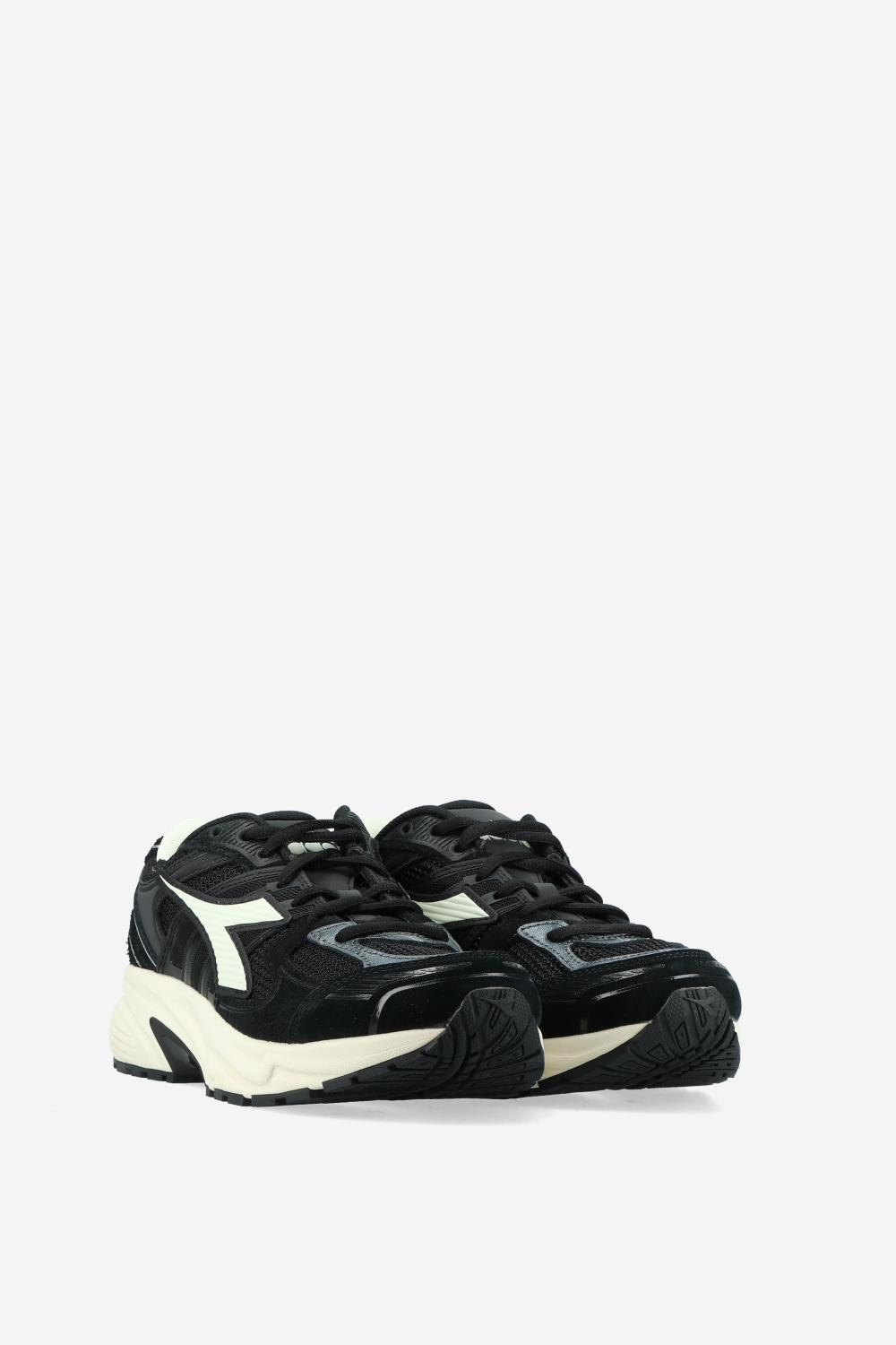 Mythos star suede/mesh sneakers